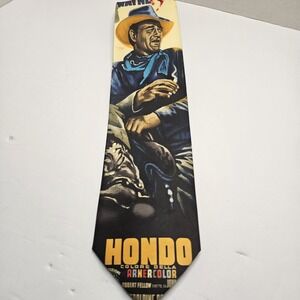 ROCKMOUNT RANCH WEAR Neck Tie John Wayne Hondo Cowboy Western Ralph Marlin